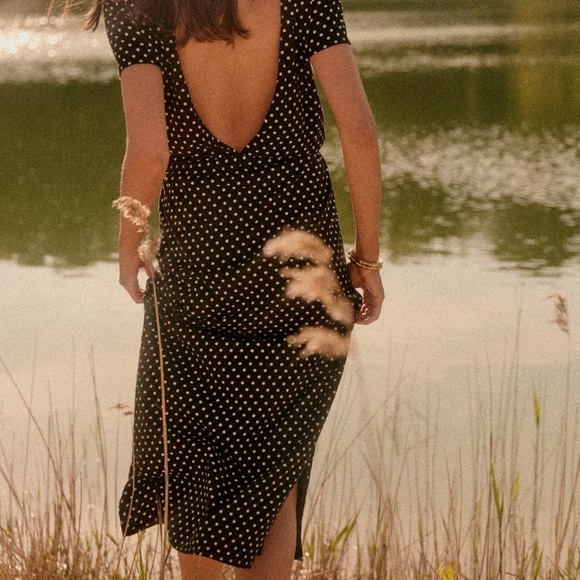 Sezane backless dress NWT - Picture 6 of 9